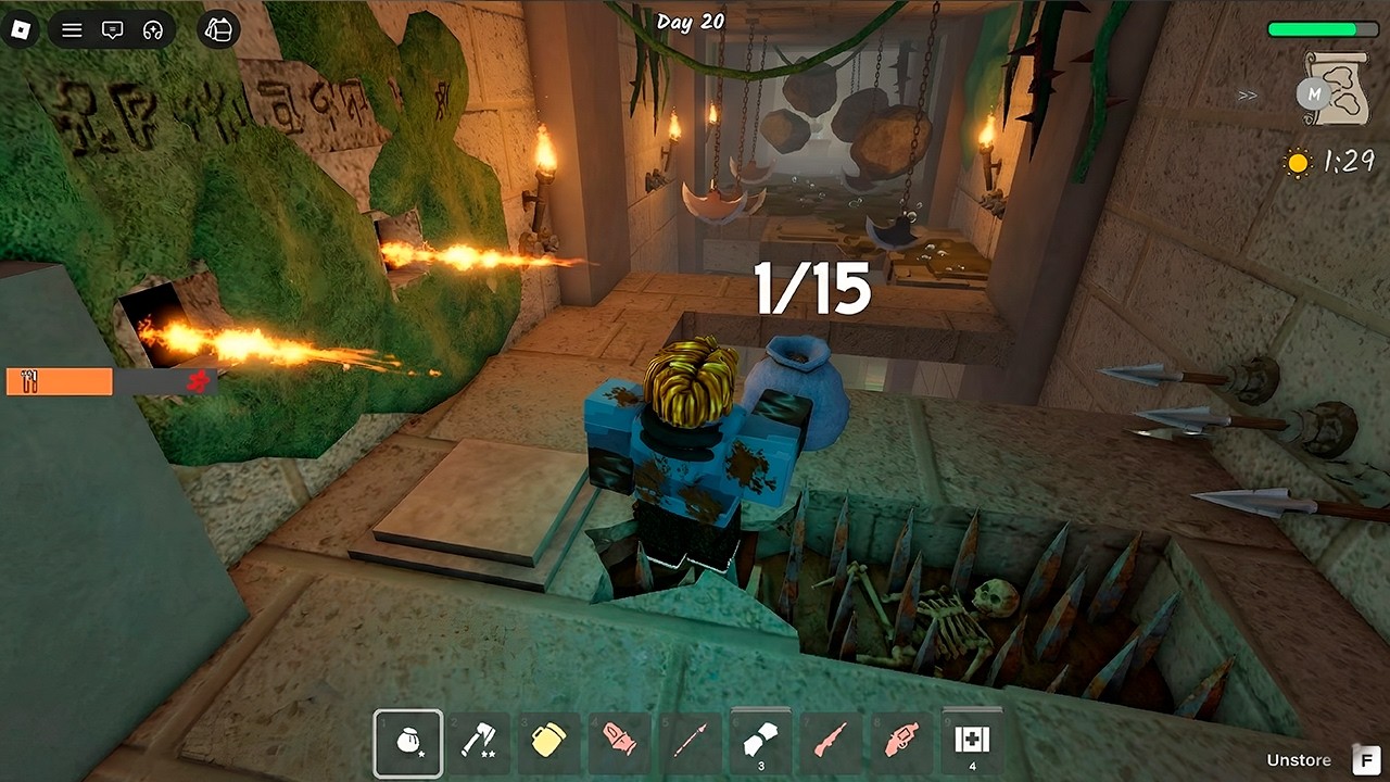 Can I Survive The DUNGEON Jungle Update in 99 Nights in The Forest ROBLOX