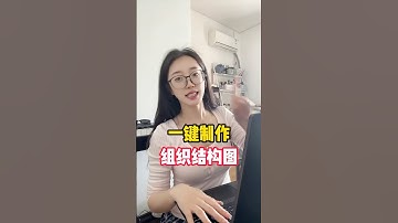 一键生成组织结构图！ #组织结构图 #办公技巧 #office办公技巧 #excel #word