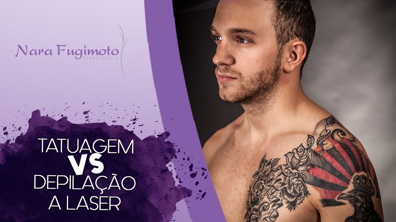 DEPILAÇÃO A LASER vs TATUAGEM | Dra. Nara Fugimoto - YouTube
