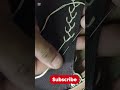 fly stitch | easy hand embroidery