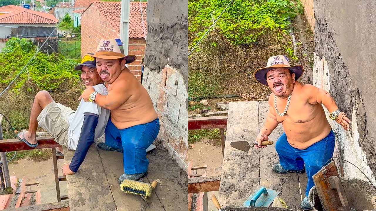 LEÔNCIO E O PEREIRO DEIXAM PILILIU PRESO NO ANDAIME A 10 MT DO CHÃO 😱| PILILIU DA RESENHA