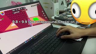 9.8+ 9.9 stud wraparound tutorial #robloxmechanics #obby