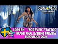 Loreen - "Forever”/"Tattoo" - Live @ Eurovision Song Contest 2024 - The Grand Final Evening Preview