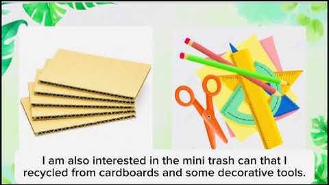 Video thuyết trình tiếng anh về chủ đề : bảo vệ môi trường