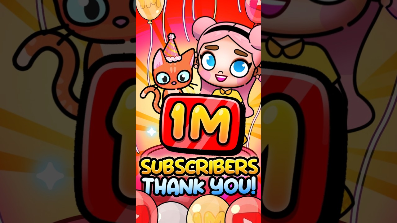 THANK YOU FOR 1 MILLION SUBSCRIBERS!!! 😍✨ WE LOVE YOU ALL! 🧡🥹 #avatarworld #pazu