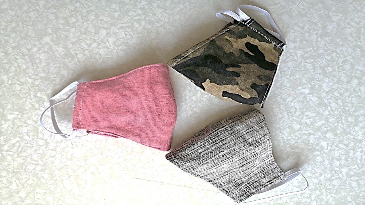 FACE MASK DIY FABRIC FACE MASK, Mask Pattern Adults, Kids, Shorter 2nd Video
