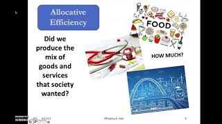 Economic Efficiency: Allocative and Productive Efficiency