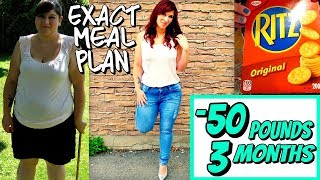How I Lost 50 Pounds In 3 Months: My Exact Meal Plan - Youtube