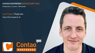 Contao Keynote der Konferenz 2025 in Düsseldorf