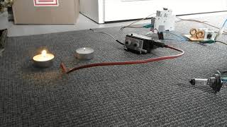 ZVS driver test #1 with schematic #HV #arcs #ozone #flyback #ZVS