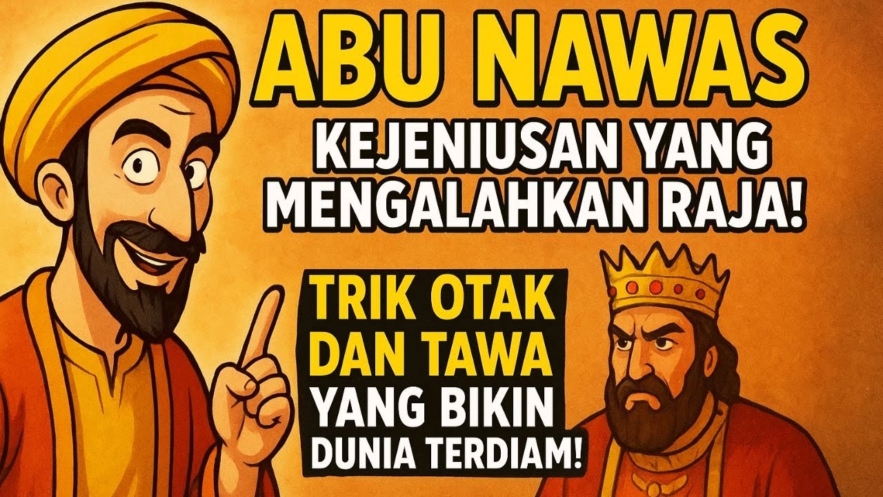 ABU NAWAS: KEJENIUSAN YANG MENGALAHKAN RAJA! TRIK OTAK DAN TAWA YANG BIKIN DUNIA TERDIAM!