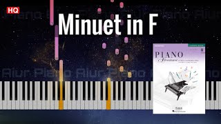Download lagu Minuet in F | Piano Adventures 3B Lesson Book
