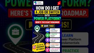 Power Platform Job Roadmap 2026 — PL-900, PL-400 & Real Projects #PowerPlatform #Jobs