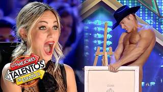 ¡Concursantes Casi DESNUDOS Dejaron A Los Jueces En SHOCK en Got Talent España!