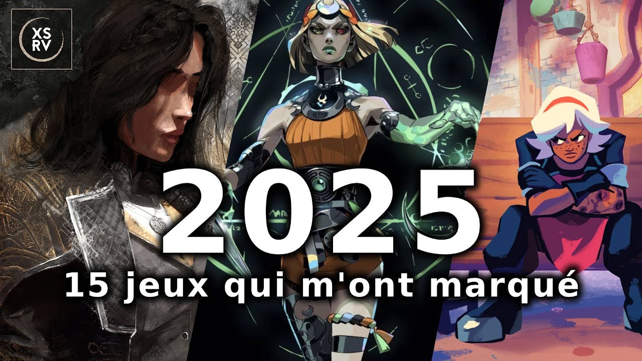 Les 15 jeux que je retiens de 2025, l'année des 15 ans de la chaîne !