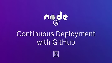 Node.js on Heroku: Continuous Deployment with GitHub