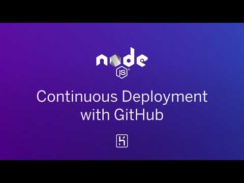 Node.js on Heroku: Continuous Deployment with GitHub