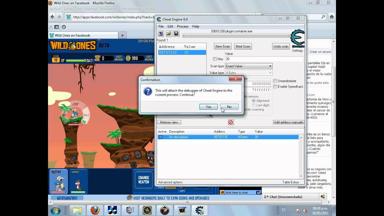 hacker de armas X99 en wild ones facebook y Playdom