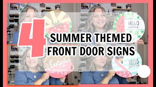 ☀️ 4 SUMMER FRONT DOOR SIGNS || EASY & AFFORDABLE! by Our Gray House 696 views 9 days ago 14 minutes, 53 seconds