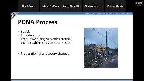 Fifth Global Expert Forum for Producers and Users of Disaster-related Statistics (7 oct 2025)