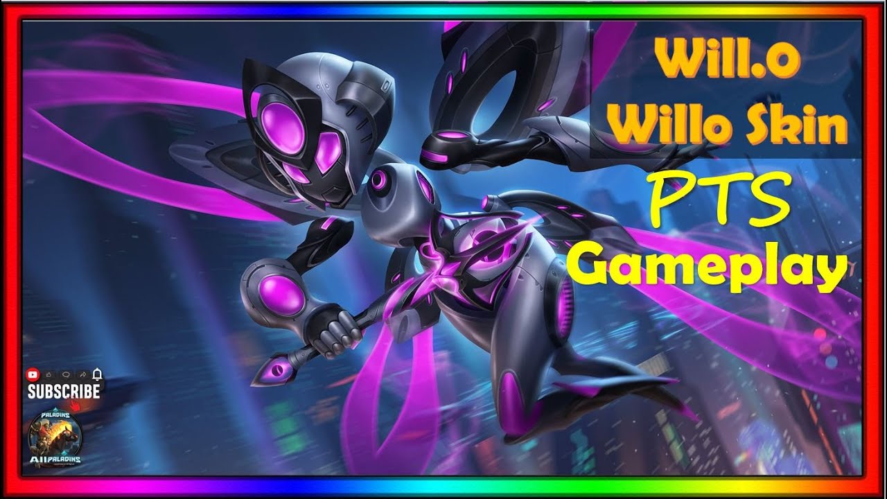 Paladins 5.1 Schism PTS - Willo New Skin Will.0 Willo Skin, Voice Gameplay