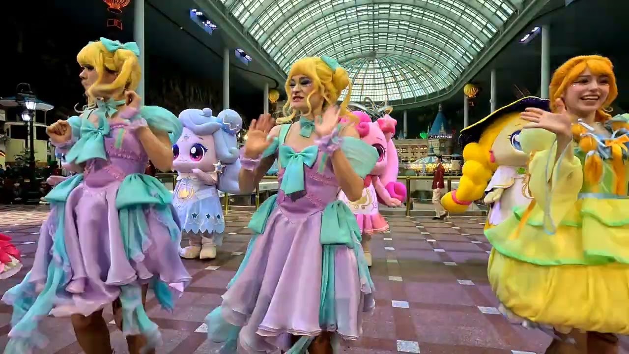 [4K]롯데월드 어드벤처 캐치!티니핑퍼레이드 플영상 2026.2월4일[정지 공연장소가든스테이지 광장]