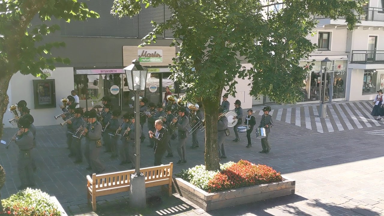 Marching band in Zell am See, Austria YouTube
