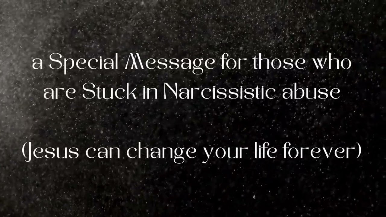A Word for the hopeless in Narcissistic Abuse (It's not over, God has a lot to offer you)