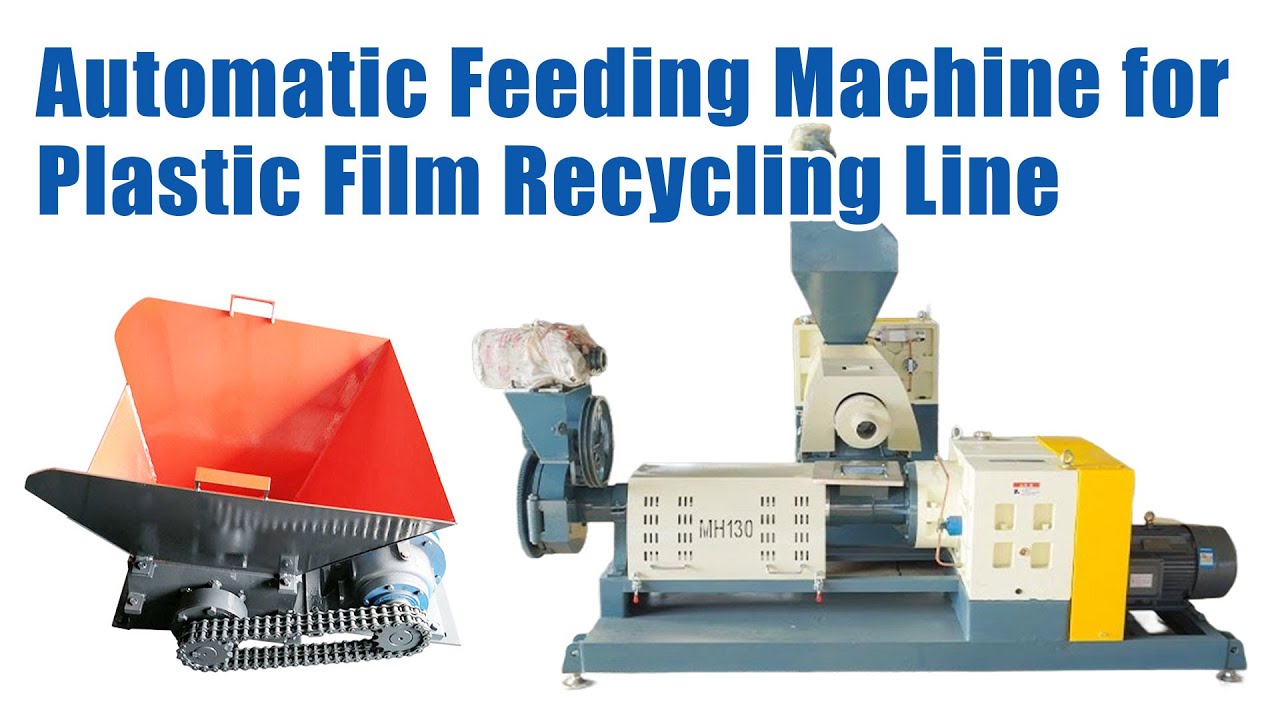 Automatic Feeding Machine for Plastic Film Recycling Line | Forced Feeder