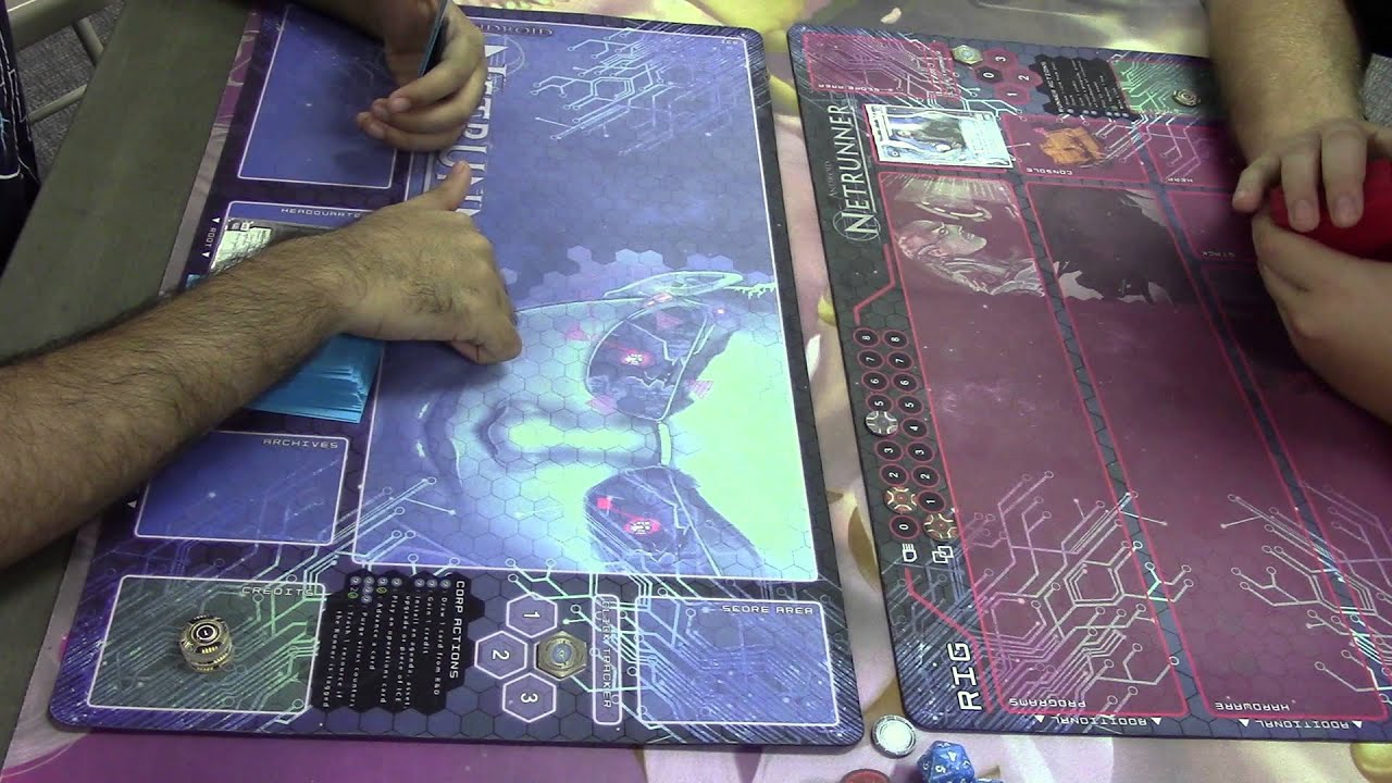 LivePlay: Android Netrunner [Tutorial Game] 01