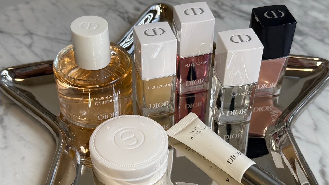 Dior Beauty Haul 2025 | Dior Nail Care Collection | Dior Vernis 100 Nude Look