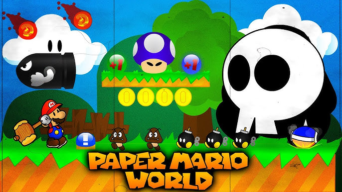 Paper Mario World 2 (Mario Flash Game) Full Gameplay - Youtube