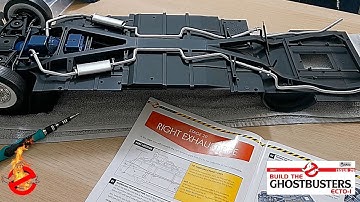 Build the Ghostbusters Ecto-1 - Issue 29 ( Right Exhaust Pipe System ) Speed Build