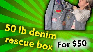 50 lbs of Denim Rescue Box from Thredup to Resell on Poshmark? or just Platos closet?