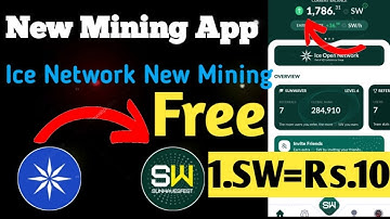 Sunwaves Token mining || Ice Network New mining app || New mining app 2024 || Hamster alternative
