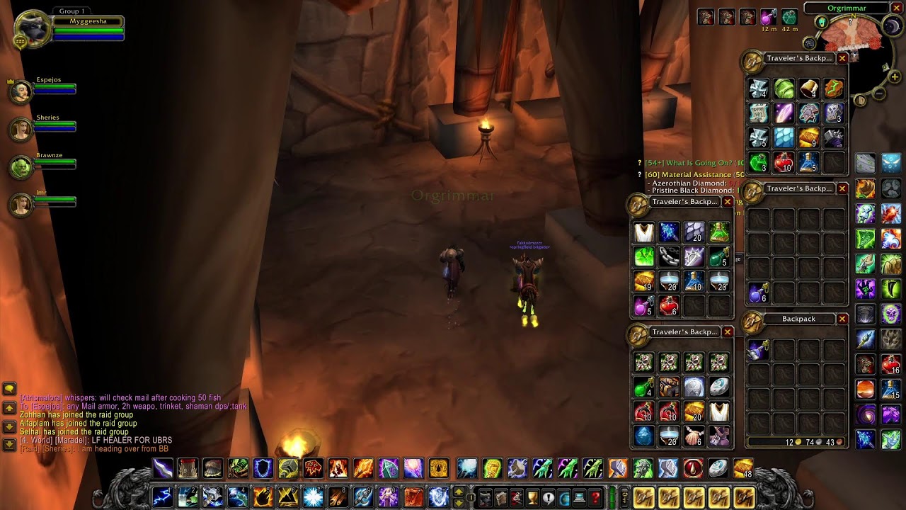 MOLTEN CORE fresh lvl 60 shaman gameplay - turtle wow - #1 SpeLL CliCkEr