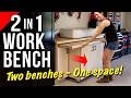 Workbench  mobile shop table  easy to build