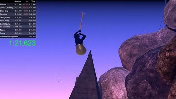 Getting Over It with Bennett Foddy - 3m 42s Speedrun