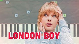 🎹 taylor swift - london boy ondon boy (Piano Tutorial)❤️♫