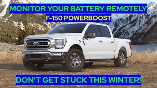 Monitor Your Battery Remotely! Don't Get Stuck This Winter in Your F-150 PowerBoost. by FixOrRepairDIY 2,464 views 5 months ago 12 minutes, 21 seconds