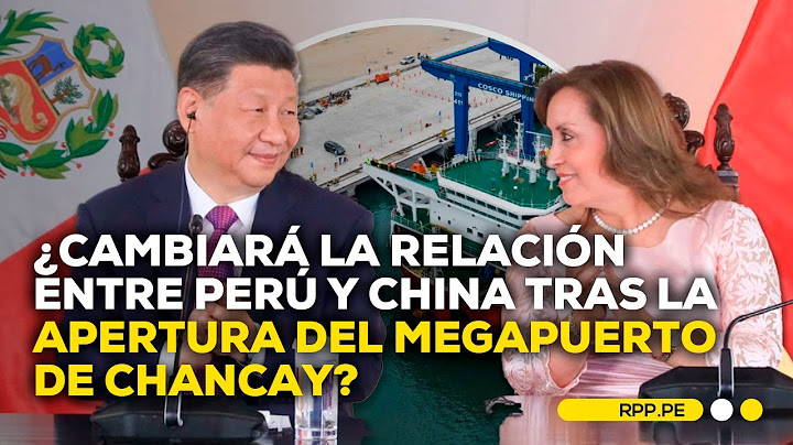 Relación entre Perú y China tras la apertura del Megapuerto de Chancay #ADNRPP | ENTREVISTA