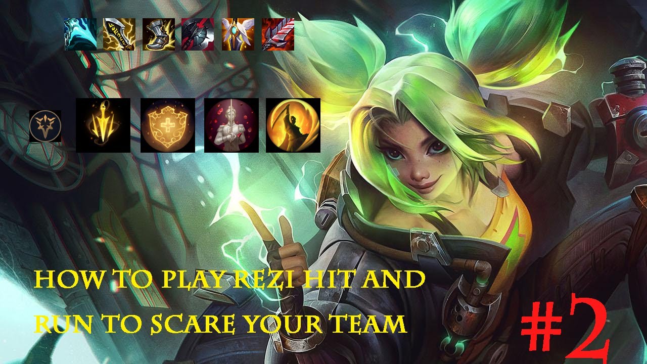 snake jack - LMHT - How to play rezi hit and run to scare your team ep 2