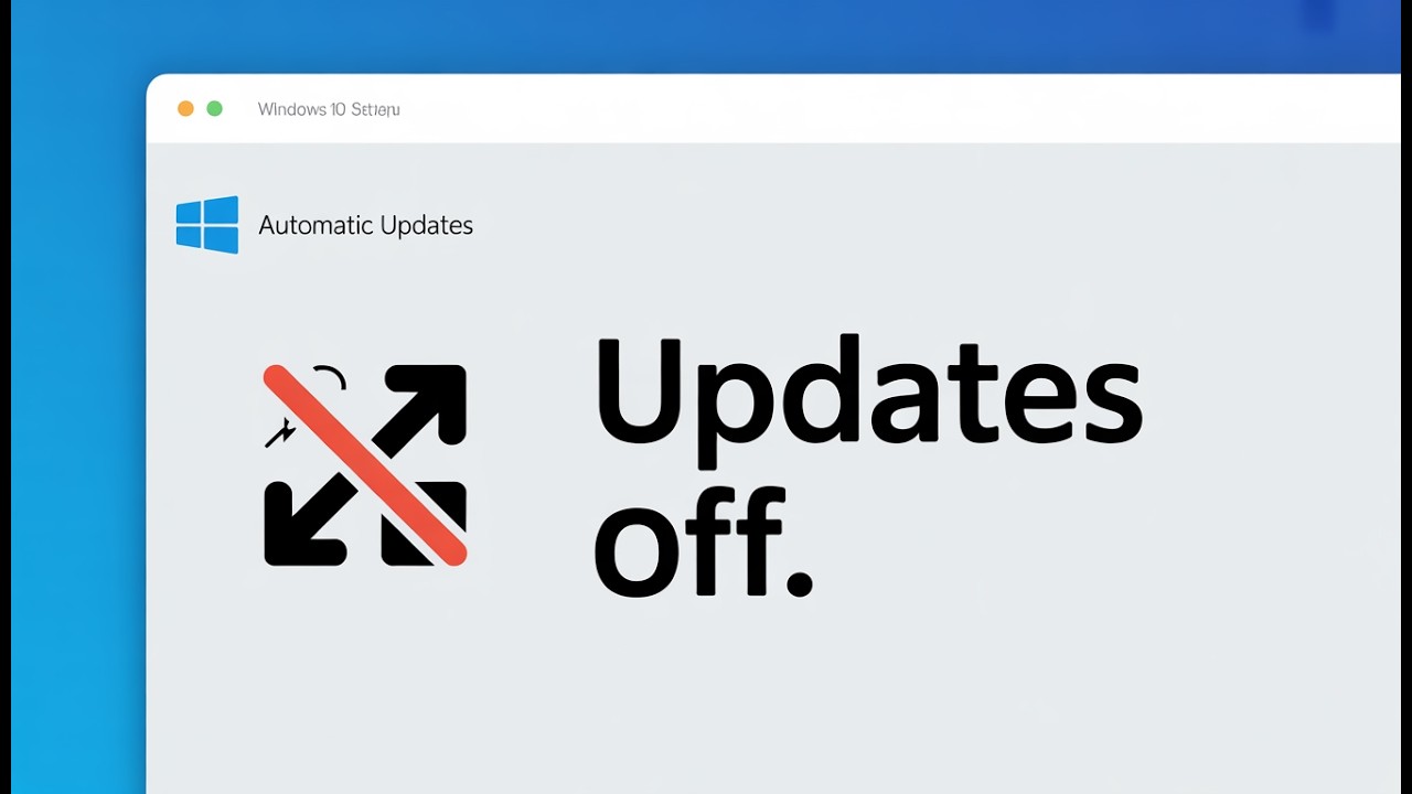 How to Permanently Turn Off Automatic Updates in Windows 10 - YouTube