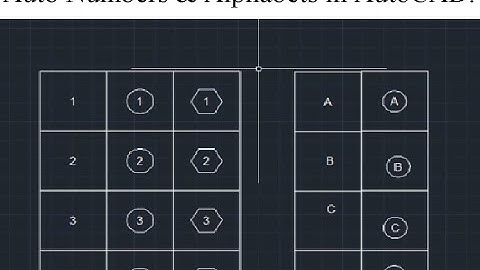 Auto Numbering & Alphabet in AutoCAD #tutorial #numbers #cad #autocad #howto