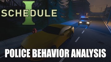 Schedule 1 - Police Behavior Analysis