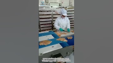 Dual Lane Horizontal Slicer Machine Connect With Belt Conveyor