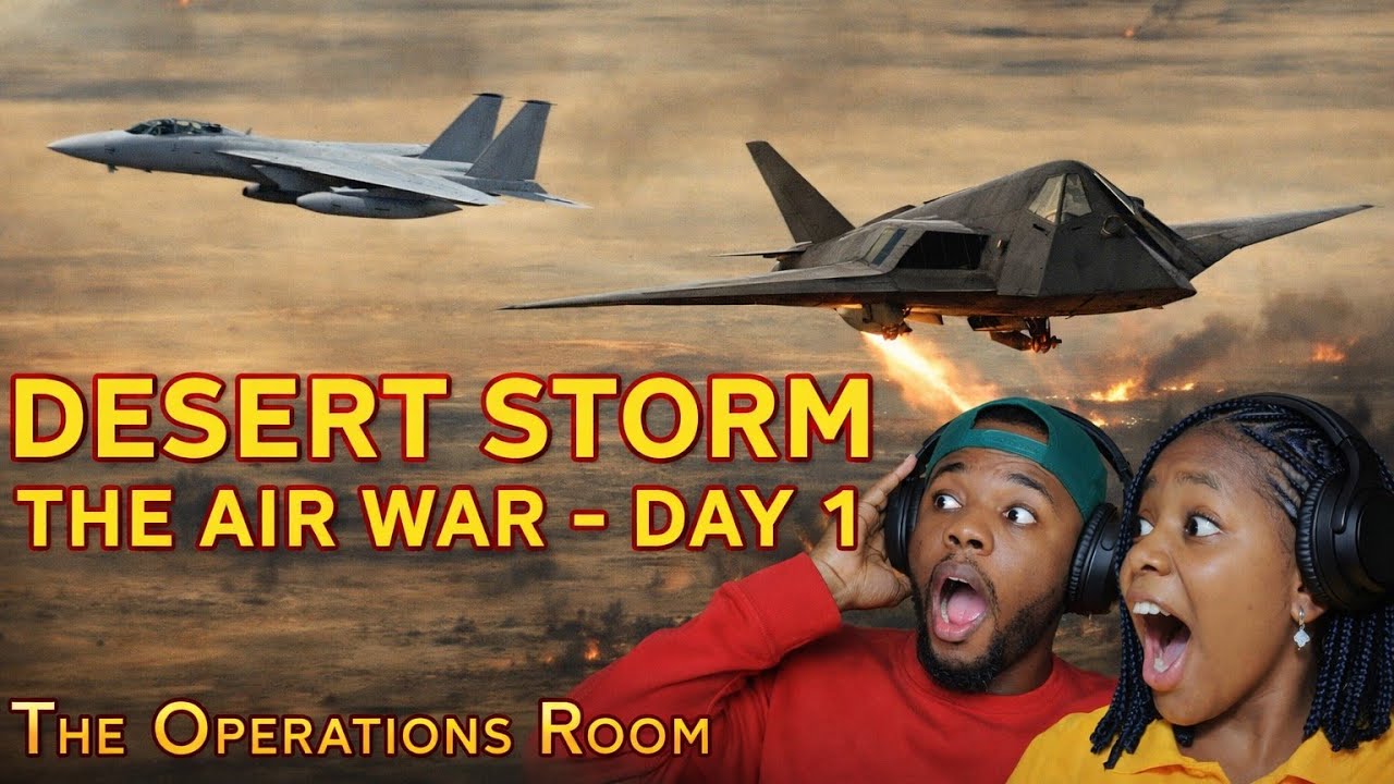 Реакция африканской пары на первый день воздушной войны — оперативный штаб