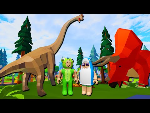 กบหลามสร้างสวนสัตว์ไดโนเสาร์ - Roblox