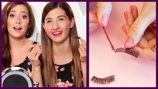 Easy False Eyelash Application Trick? - Makeup Mythbusters Ft Maybaby And Glamourista16