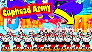 All DLC Bosses With Cuphead Army